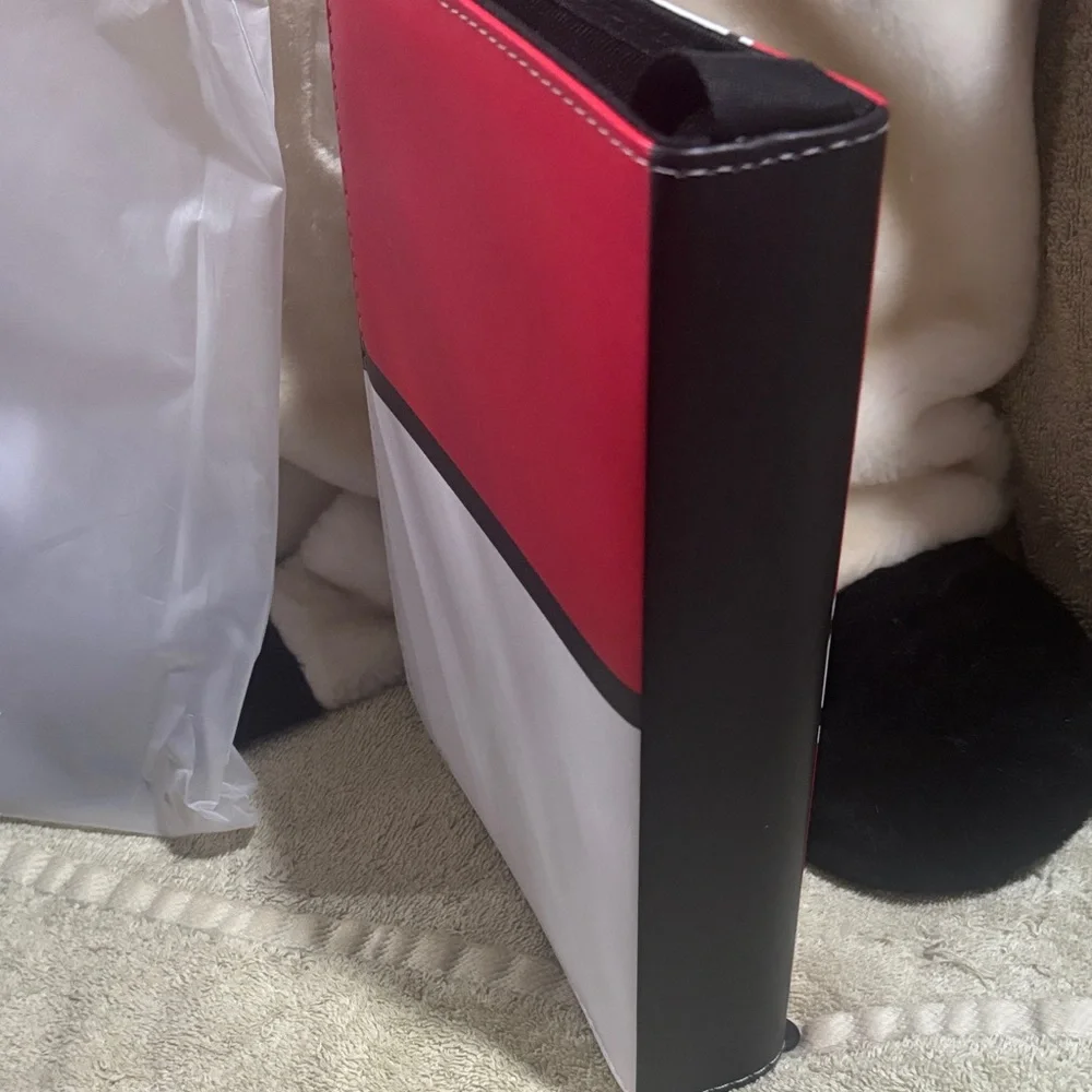 Red and White card Case